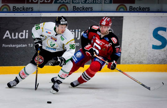 Fabian Brunnström, Färjestad, och Jörgen Bemström,