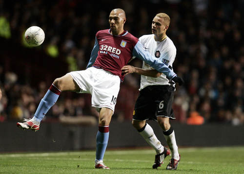 Fotboll, FA Cupen (Engelsk Cup) Aston Villa v Manchester