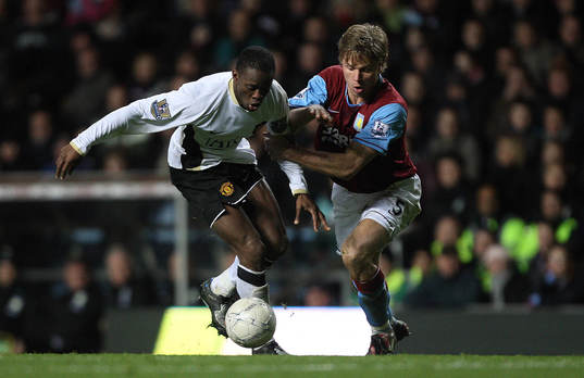 Fotboll, FA Cupen (Engelsk Cup) Aston Villa v Manchester