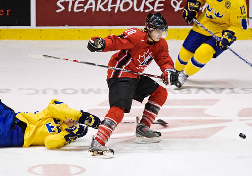 Oscar Möller försöker och Claude Giroux