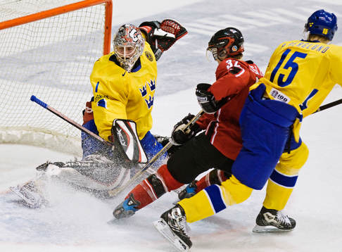 Wayne Simmonds, Kanada,  Jhonas Enroth, målvakt, Sverige