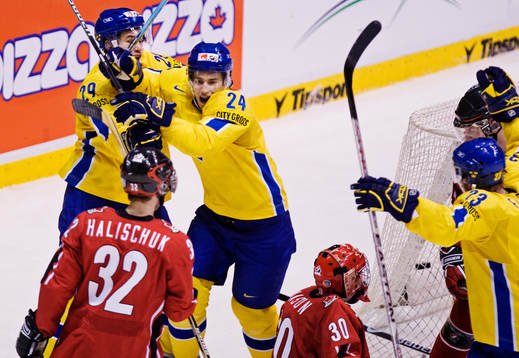 Tomas Larsson, Sverige, jubel
