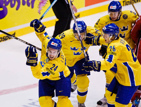 Tomas Larsson, Sverige, jubel