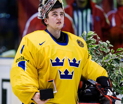 Ishockey, JVM, Junior, VM, Final, Sverige, Jhonas Enroth,