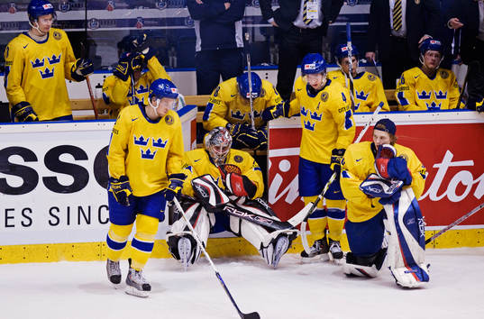 Ishockey, JVM, Final, Junior, VM, Sverige, depp