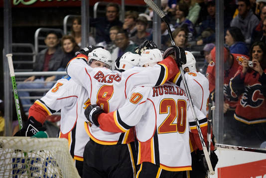 Ishockey, National Hockey League, NHL, LA Kings - Calgary