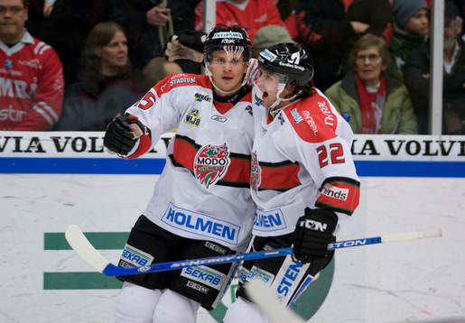 Andreas Salomonsson, Modo och Patrick Yetman, Modo (jubel)