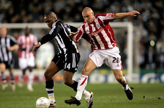 Charles N'Zogbia, Newcastle och Andy Wilkinson, Stoke