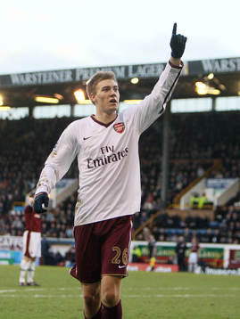 Nicklas Bendtner, Arsenal (Jubel)