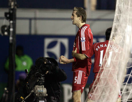 Peter Crouch, Liverpool (Jubel)