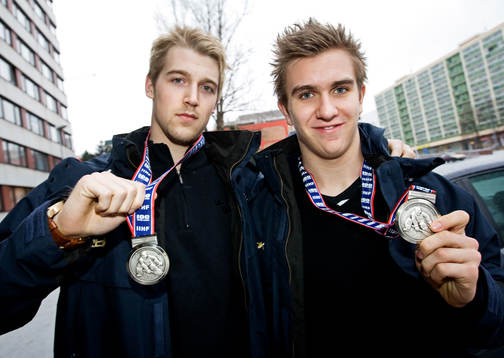 Sverige, Junior, VM. Patrik Berglund och Mikael Backlund