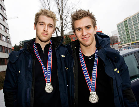 Sverige, Junior, VM. Patrik Berglund och Mikael Backlund