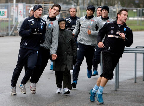 Fotboll, Malmö FF har sin första träning för säsongen.