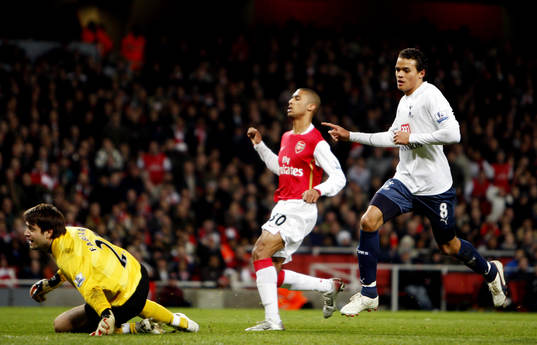 Jermaine Jenas, Tottenham, gör mål