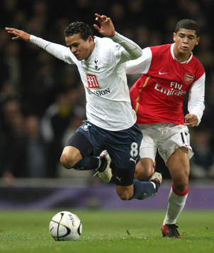 Jermaine Jenas, Tottenham och Denilson, Arsenal