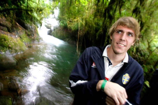 På besök vid Laz Paz Waterfalls Gardens y RioSarapiqui.