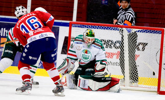 Per Fernhall, Borås gör mål på Sebastian Jonsson,