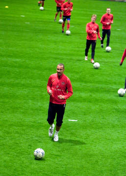 Helsingborg tränar i sin inomhushall. Henrik Larsson