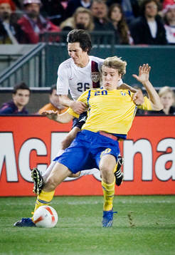 Johan Oremo och Sacha Kljestan, USA