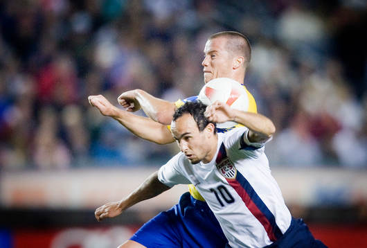 Daniel Andersson, Sverige och Landon Donovan, USA