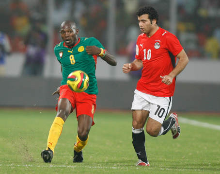 Geremi, Kamerun och Mohamed Abdelabi Ibrahim, Egypten