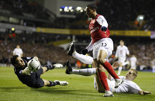 Fotboll, Carling Cup (Engelsk Cup) Semifinal, Tottenham v