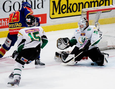 Christopher Heino-Lindberg, målvakt, Färjestad och Jimmie