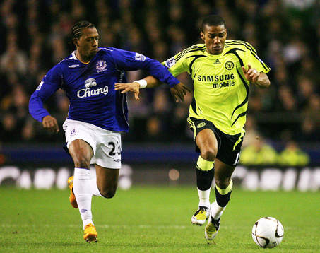 Manuel Fernandes, Everton och Florent Malouda, Chelsea