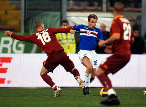 Cassano och De Rossi