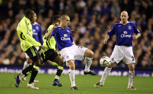 Leon Osman, Everton, Claude Makelele, Chelsea och Shaun