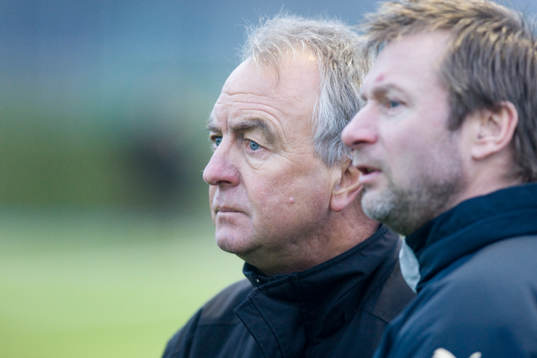 Bo (Bosse) Nilsson och Peter Gerhardsson, tränare