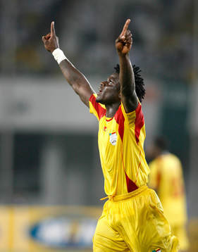 Razak Omotoyossi, Benin, jubel