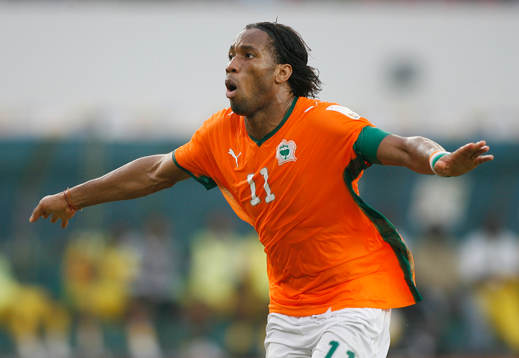 Didier Drogba, Elfenbenskusten (Jubel)