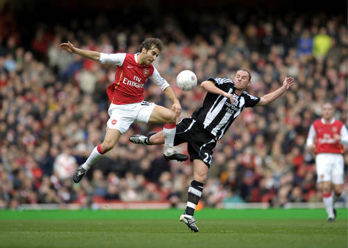Mathieu Flamini och Nicky Butt