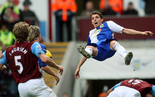Fotboll, engelsk, Premier League, Aston Villa - Blackburn