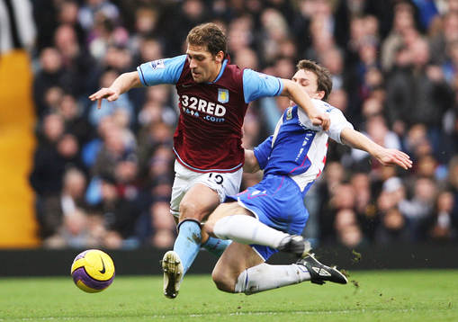 Fotboll, engelsk, Premier League, Aston Villa - Blackburn