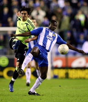 Paulo Ferreira, Chelsea och Julius Aghahowa, Wigan