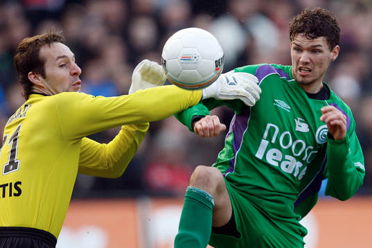 Henk Timmer, målvakt och Marcus Berg