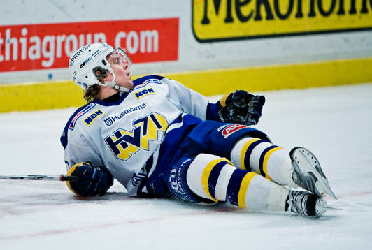 Andreas Jämtin, HV71, fick inte åka hem med en vinst i