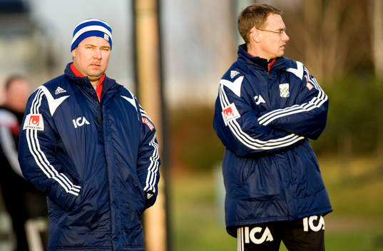 Jonas Olsson och Stefan Rehn, tränare