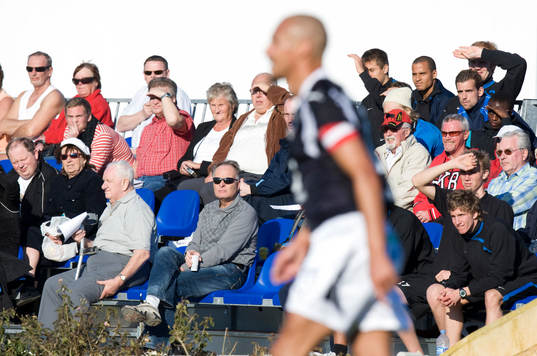 Många hade kommit för att se Henrik Larsson