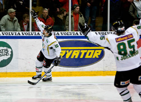 Pelle Prestberg, Färjestad, jubel