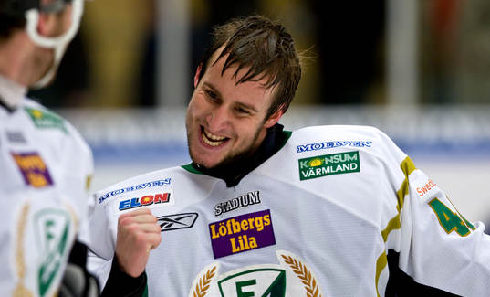 Christopher Heino-Lindberg, Målvak,t Färjestad (jubel)