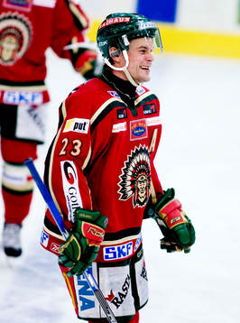 Ronnie Sundin,  Frölunda, jubel
