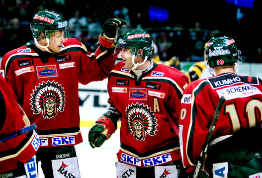 Jonas Johnson, Jonas Esbjörs, Frölunda, jubel