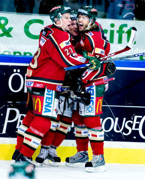 Ronnie Sundin, Niklas Andersson, Tomi Kallio,  Frölunda,