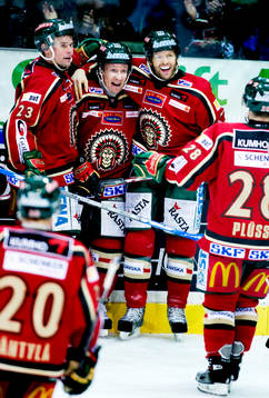 Ronnie Sundin, Niklas Andersson, Tomi Kallio,  Frölunda,
