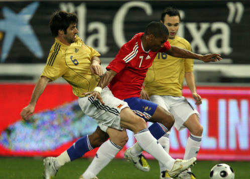 David Albelda, Spanien och Florent Malouda, Frankrike
