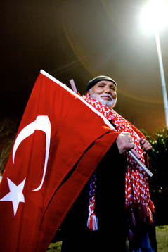 Supporter, fan, flagga