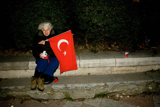 Supporter, flagga